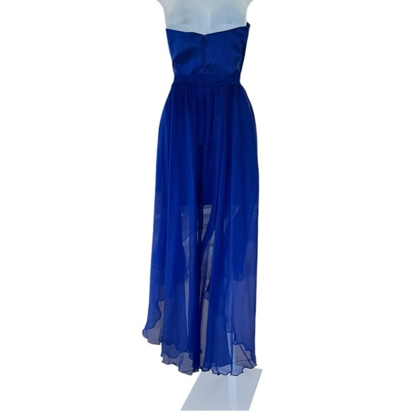 Jessica Howard Women’s Dress Size 6 Strapless High Low Evening Prom Bridesmaid - Picture 4 of 11